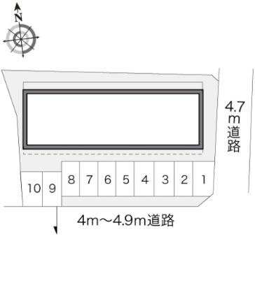 レオパレスエスペランセ 203｜岡山県岡山市北区今７丁目(賃貸アパート1K・2階・26.49㎡)の写真 その18