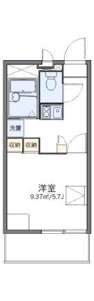 レオパレスプラムフィールド 307｜岡山県岡山市北区下伊福２丁目(賃貸マンション1K・3階・20.28㎡)の写真 その2