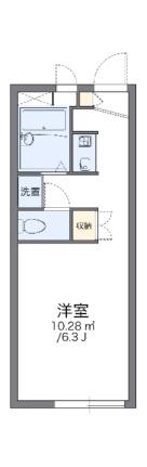 レオパレスルミエール 105｜岡山県岡山市南区新保(賃貸アパート1K・1階・19.87㎡)の写真 その2