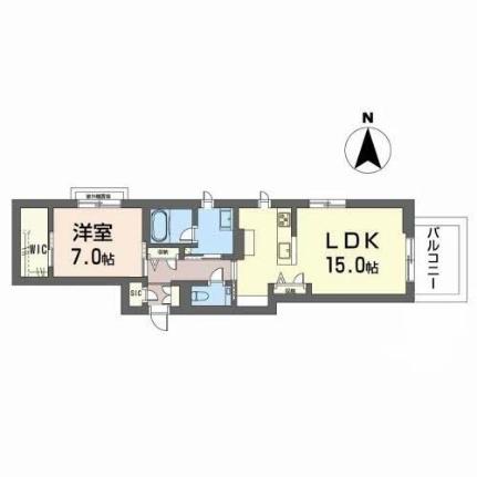 岡山県岡山市北区上中野１丁目(賃貸マンション1LDK・4階・55.95㎡)の写真 その2