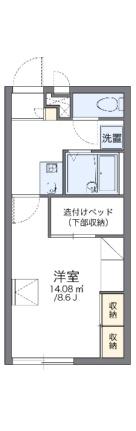 レオパレスサニーコート上東Ａ 202｜岡山県倉敷市上東(賃貸アパート1K・2階・23.18㎡)の写真 その2