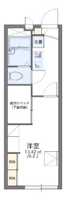 レオパレス鴨川 110｜岡山県岡山市北区北長瀬表町２丁目(賃貸アパート1K・1階・22.35㎡)の写真 その2