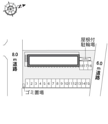 レオパレスサンフラワー芳田 203｜岡山県岡山市南区当新田(賃貸アパート1K・2階・20.28㎡)の写真 その16