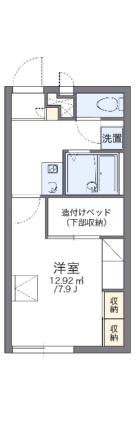 レオパレスラヴィアンローズ 106｜岡山県倉敷市中島(賃貸アパート1K・1階・22.02㎡)の写真 その2