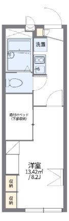 レオパレスポムール 106｜岡山県倉敷市水江(賃貸アパート1K・1階・22.35㎡)の写真 その2