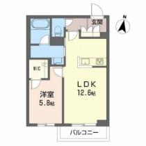 岡山県総社市総社（賃貸マンション1LDK・3階・45.24㎡） その2