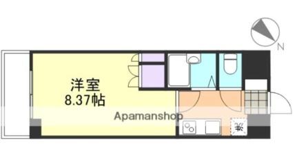 ジュネス天領I ｜岡山県倉敷市老松町３丁目(賃貸マンション1K・3階・22.61㎡)の写真 その2