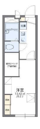 レオパレスＡ 103｜岡山県倉敷市連島町西之浦(賃貸アパート1K・1階・22.35㎡)の写真 その2