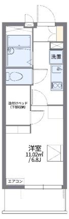 レオパレス東島田 104｜岡山県岡山市北区東島田町１丁目(賃貸マンション1K・1階・19.87㎡)の写真 その2