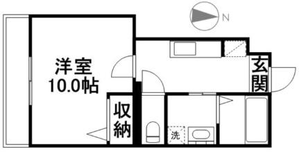 サンハイム長尾 00102 ｜ 岡山県倉敷市玉島長尾（賃貸アパート1K・1階・31.57㎡） その2