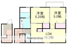 フォルティス四十瀬II  ｜ 岡山県倉敷市四十瀬（賃貸アパート2LDK・2階・51.13㎡） その2