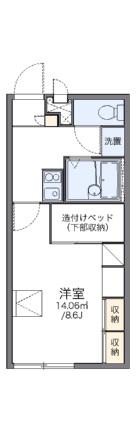 レオパレスラ・リヴィエラ 203 ｜ 岡山県笠岡市富岡（賃貸アパート1K・2階・23.18㎡） その2