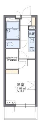 レオパレスレクエルド大町III 106｜岡山県倉敷市中庄(賃貸マンション1K・1階・20.81㎡)の写真 その2