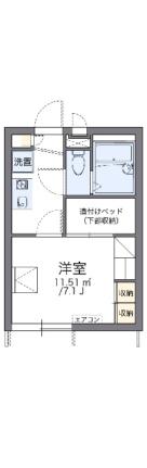 レオパレス操 105｜岡山県岡山市南区豊成１丁目(賃貸アパート1K・1階・19.87㎡)の写真 その2