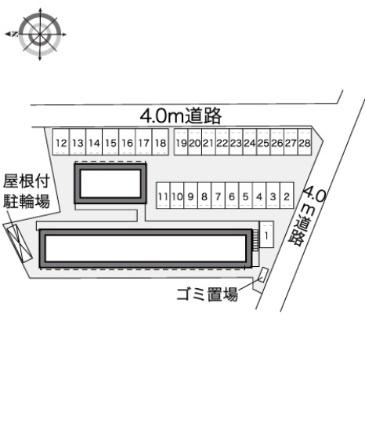 レオパレスジェイ新福 208｜岡山県岡山市南区新福１丁目(賃貸アパート1K・2階・20.28㎡)の写真 その17