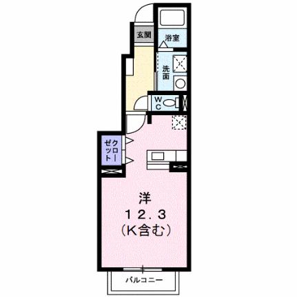 アメニティ中島Ｂ 102｜岡山県倉敷市中島(賃貸アパート1R・1階・35.18㎡)の写真 その2