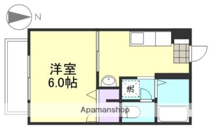 ＥＡＲＬ’ｓ　ＣＯＵＲＴ ｜岡山県倉敷市白楽町(賃貸アパート1K・1階・25.00㎡)の写真 その2