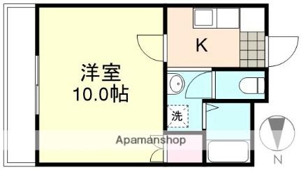 ブールブランシュ　Ｃ ｜岡山県倉敷市中庄(賃貸マンション1K・2階・26.91㎡)の写真 その2