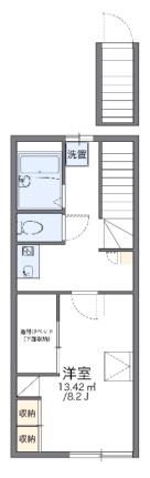 レオパレスグリーンウッド 209｜岡山県岡山市南区新保(賃貸アパート1K・2階・26.08㎡)の写真 その2