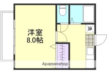 中祥マンションＢ ｜岡山県倉敷市中庄(賃貸マンション1K・2階・28.00㎡)の写真 その2