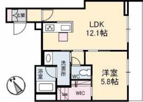 リルーエ（ＢＥＬＳ認証・ＺＥＨ）  ｜ 岡山県倉敷市中島（賃貸マンション1LDK・1階・44.88㎡） その2