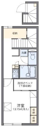 レオパレスＢＡＬＺＡＣ 202｜広島県福山市新市町大字戸手(賃貸アパート1K・2階・28.02㎡)の写真 その2