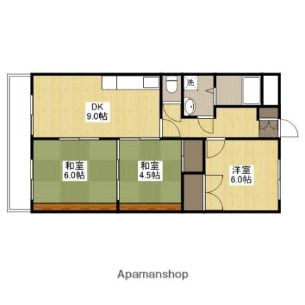 メゾニティ勇 203｜広島県広島市安佐南区八木１丁目(賃貸アパート3DK・2階・59.21㎡)の写真 その2