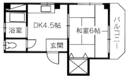 寺本ビル 301号室｜広島県広島市南区大州２丁目(賃貸マンション1DK・3階・28.00㎡)の写真 その2