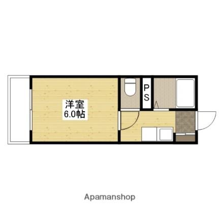 ホワイトパレス長束 403｜広島県広島市安佐南区長束６丁目(賃貸マンション1K・4階・18.00㎡)の写真 その2