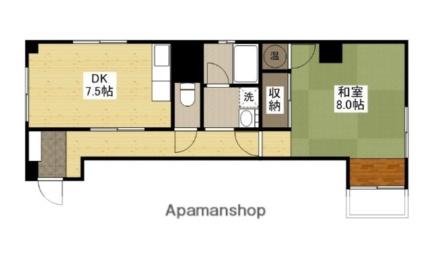 広島県広島市中区袋町（賃貸マンション1DK・4階・54.00㎡） その2