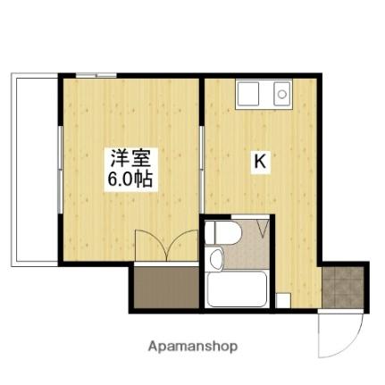 メイク第2ビル 402｜広島県広島市西区大芝３丁目(賃貸マンション1K・4階・19.34㎡)の写真 その2