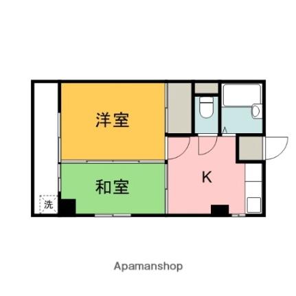 広島県広島市南区出汐１丁目(賃貸マンション2K・3階・30.00㎡)の写真 その2