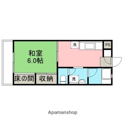 コーポくらた 304｜広島県東広島市八本松町飯田(賃貸マンション1DK・1階・33.48㎡)の写真 その2