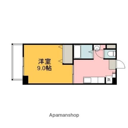 シャル中央 403｜広島県東広島市西条中央６丁目(賃貸マンション1K・4階・30.60㎡)の写真 その2