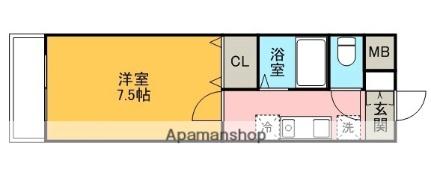 センチュリー曙I 303｜広島県広島市東区曙５丁目(賃貸マンション1K・4階・24.00㎡)の写真 その2