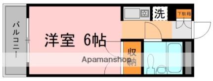 スタジオ長束 303｜広島県広島市安佐南区長束西２丁目(賃貸マンション1R・3階・18.10㎡)の写真 その2