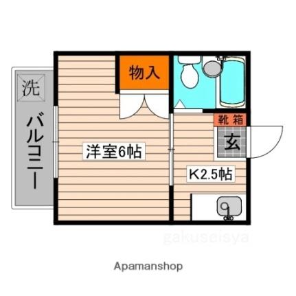 第8長束ビル（旧　長束第8山田木材ビル） 204｜広島県広島市安佐南区長束４丁目(賃貸マンション1K・2階・20.25㎡)の写真 その2