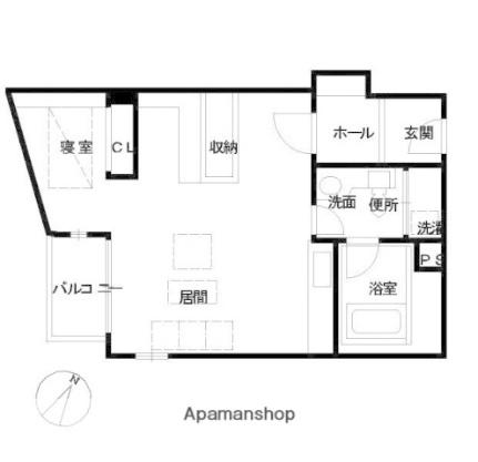 ナビオナルト 304｜広島県広島市中区橋本町(賃貸マンション1R・3階・46.40㎡)の写真 その2