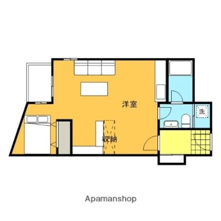 ナビオナルト 202｜広島県広島市中区橋本町(賃貸マンション1R・2階・46.40㎡)の写真 その2