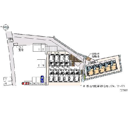 レオパレスフィオーレII 205｜広島県広島市安佐南区東原２丁目(賃貸アパート1K・2階・19.87㎡)の写真 その21