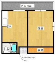 広島県広島市中区田中町（賃貸マンション1DK・4階・27.03㎡） その2