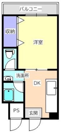 フェローシップ弐番館 201号室｜広島県安芸郡府中町石井城２丁目(賃貸マンション1DK・2階・28.44㎡)の写真 その2