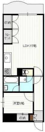 ライオンズマンション本川町 201号室｜広島県広島市中区本川町３丁目(賃貸マンション1LDK・2階・40.00㎡)の写真 その2