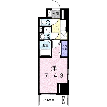 プラーサート　南観音 1001｜広島県広島市西区南観音４丁目(賃貸マンション1K・10階・26.08㎡)の写真 その2