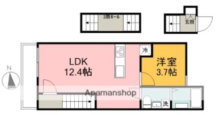 Ｐａｂｌｏ長束 306｜広島県広島市安佐南区長束６丁目(賃貸アパート1LDK・3階・38.56㎡)の写真 その2