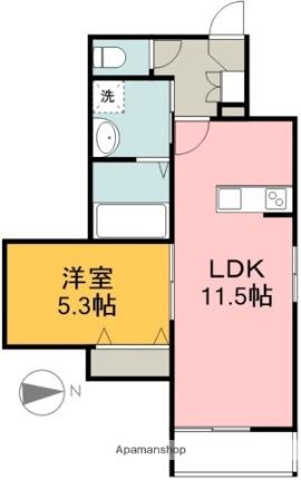（仮称）吉島西プロジェクト 201｜広島県広島市中区吉島西２丁目(賃貸マンション1LDK・2階・41.55㎡)の写真 その2