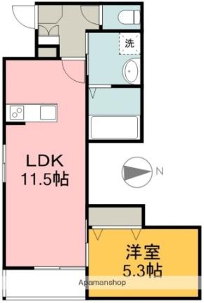 （仮称）吉島西プロジェクト 202｜広島県広島市中区吉島西２丁目(賃貸マンション1LDK・2階・40.95㎡)の写真 その2