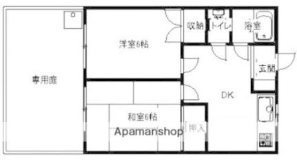 藤井ビル 102｜広島県広島市安佐南区東野３丁目(賃貸マンション2DK・1階・35.00㎡)の写真 その2