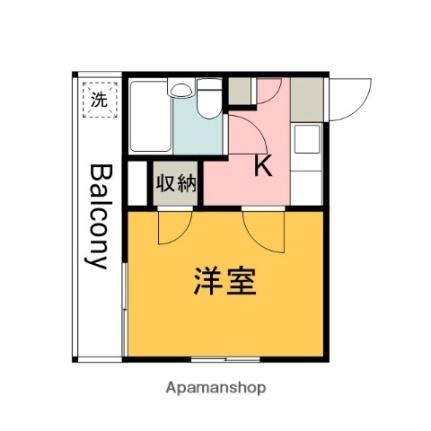 ホワイトパレス長束 110｜広島県広島市安佐南区長束６丁目(賃貸マンション1K・1階・18.00㎡)の写真 その2