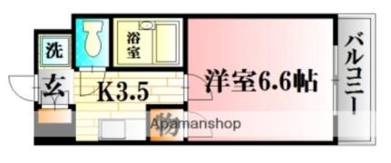 アストラルヤマナカ 1202｜広島県広島市安佐南区中須１丁目(賃貸マンション1K・12階・21.37㎡)の写真 その2